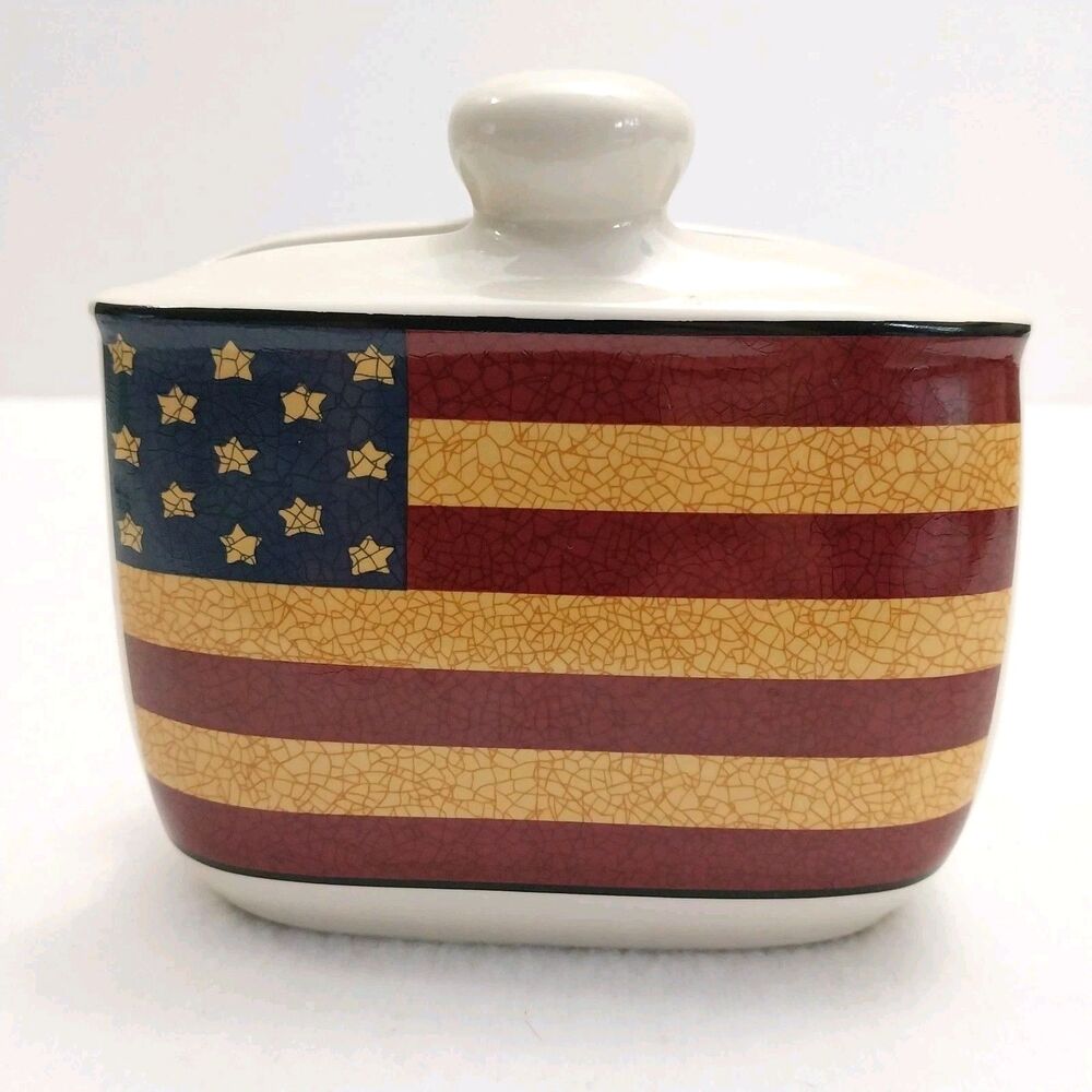 Jay Import Liberty Colonial American Flag Patriotic Napkin Holder #K009